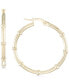 Фото #1 товара Серьги Macys Polished Small Hoop Gold