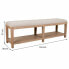 Bench Alexandra House Living Grey Cream 38 x 51 x 150 cm