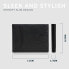 Фото #3 товара KRONIFY RFID Slim Wallet with Coin Compartment, TÜV Tested, 9 Card Slots, Elegant Gift Box, NFC Protection Sw, black