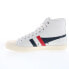 Фото #5 товара Gola Coaster High Leather CLA797 Womens Beige Leather Lifestyle Sneakers Shoes 9