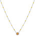 ფოტო #1 პროდუქტის Birthstone Gemstone Necklace in Sterling Silver, 16" + 2" extender