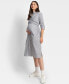 Women's Shirt Stripe Dress Разноцветный, 2 - фото #3