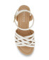 Фото #4 товара Big Girls Anastasia Journi Logo Detail Wedge Sandals