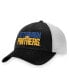 Men's Black, White Pitt Panthers Stockpile Trucker Snapback Hat