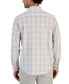 Фото #2 товара Men's Plaid Print Long-Sleeve Button-Up Shirt, Created for Macy's