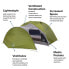 Фото #3 товара Big Agnes Blacktail & Blacktail Hotel Backpacking & Camping Tent