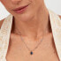 Elegant silver necklace with zircons Tesori SAIW191
