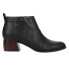 TOMS Leilani Pointed Toe Chelsea Booties Womens Black Casual Boots 10015831T