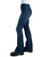 Фото #3 товара Juniors' Curvy Pull-On Flare-Leg Jeans