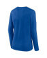 ფოტო #1 პროდუქტის Women's Royal Buffalo Bills Plus Size Foiled Play Long Sleeve T-shirt