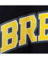 ფოტო #4 პროდუქტის Men's Navy Milwaukee Brewers Taping T-shirt