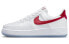 Фото #1 товара Кроссовки Nike Air Force 1 Low Satin "White Red" DX6541-100