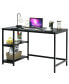 Фото #1 товара Computer Desk Office Study Table Workstation Home with Adjustable Shelf-Large