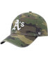 Фото #2 товара Men's Camo Oakland Athletics Team Clean Up Adjustable Hat