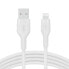 Belkin Cbl Scicone USB-A LTG 2M blc - 2 m - USB A - USB C/Lightning - White