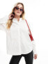 In The Style cotton poplin shirt in white 34 - фото #1