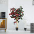 Фото #2 товара Искусственные цветы Costway Kunstpflanze 120cm Ficus mit 504 Blättern