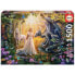 EDUCA Puzzle 1500 Drache, Prinzessin und Einhorn