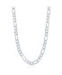 Фото #1 товара Sterling Silver 5.8mm Figaro Chain -Rohdium Plated