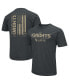 Фото #2 товара Men's Heathered Black UCF Knights OHT Military-Inspired Appreciation Flag 2.0 T-shirt