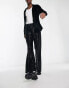 Фото #2 товара ASOS DESIGN smart flare trouser in black sequin