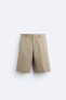 Oversize-fit bermuda shorts