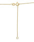 Фото #5 товара Wrapped diamond Triangle Lariat Necklace (1/3 ct. t.w.) in 14k Gold, 16" + 2" extender, Created for Macy's