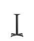 Фото #1 товара Стул кухонный EMMA + OLIVER 22'' X 22'' с X-опорой стола и колонной высотой 3''