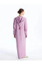 Фото #6 товара LCWAIKIKI Classic Kapüşonlu Nakışlı Uzun Kollu Kadın Elbise