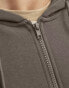 Фото #4 товара Jack & Jones zip through hoodie in khaki