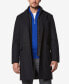 ფოტო #1 პროდუქტის Men's Sheffield Melton Wool Slim Overcoat with Interior Bib