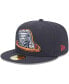 Фото #1 товара Men's Navy Bowling Green Hot Rods Theme Nights Bowling Green Sinkholes 59FIFTY Fitted Hat