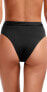 Фото #2 товара Vitamin A Women's 189400 Lola High Waist Black Bikini Bottom Swimwear Size 14