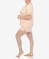 ფოტო #3 პროდუქტის Plus Size 2 Pc. Short Sleeve Pajama Set