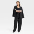Фото #2 товара Women's High-Rise Straight Trousers - A New Day Black 17