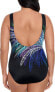 Swim Solutions Women's Firework Print One-Piece Swimsuit Multi Size 16