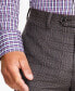 Фото #6 товара Men's Slim-Fit Stretch Plaid Suit Pants