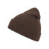 MASTERDIS Basic Flap beanie marron chine - фото #2