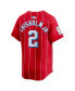 Фото #1 товара Nike Men's Jazz Chisholm Jr. Red Miami Marlins City Connect Limited Player Jersey