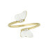 Фото #1 товара Decent Radiant Wings Gold Plated Open Ring JF04423710