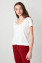Kadın Optik Beyaz T-Shirt
