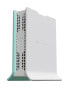 MikroTik hAP - Wi-Fi 6 (802.11ax) - Single-band (2.4 GHz) - Ethernet LAN - Green - White - Tabletop router