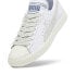 Фото #7 товара Puma Clyde Q3 Rhuigi 39330501 Mens White Leather Lifestyle Sneakers Shoes