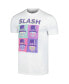 Men's White Slash Skull Boxes T-shirt