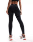 ASOS 4505 Icon run tie waist legging with running pocket in black