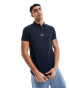 Фото #1 товара Barbour International Formula polo in navy exclusive to asos