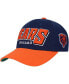 Big Boys Navy, Orange Chicago Bears Shredder Adjustable Hat