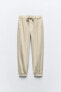Jogger trousers with cuffed hems