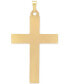 ფოტო #4 პროდუქტის 14k Gold Two-Tone Large Crucifix Pendant
