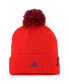 Фото #2 товара Men's Red Washington Capitals COLD.RDY Cuffed Knit Hat with Pom